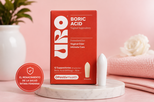 URO: ÓVULO DE ÁCIDO BÓRICO - 12 UNIDADES POR CAJITA)
